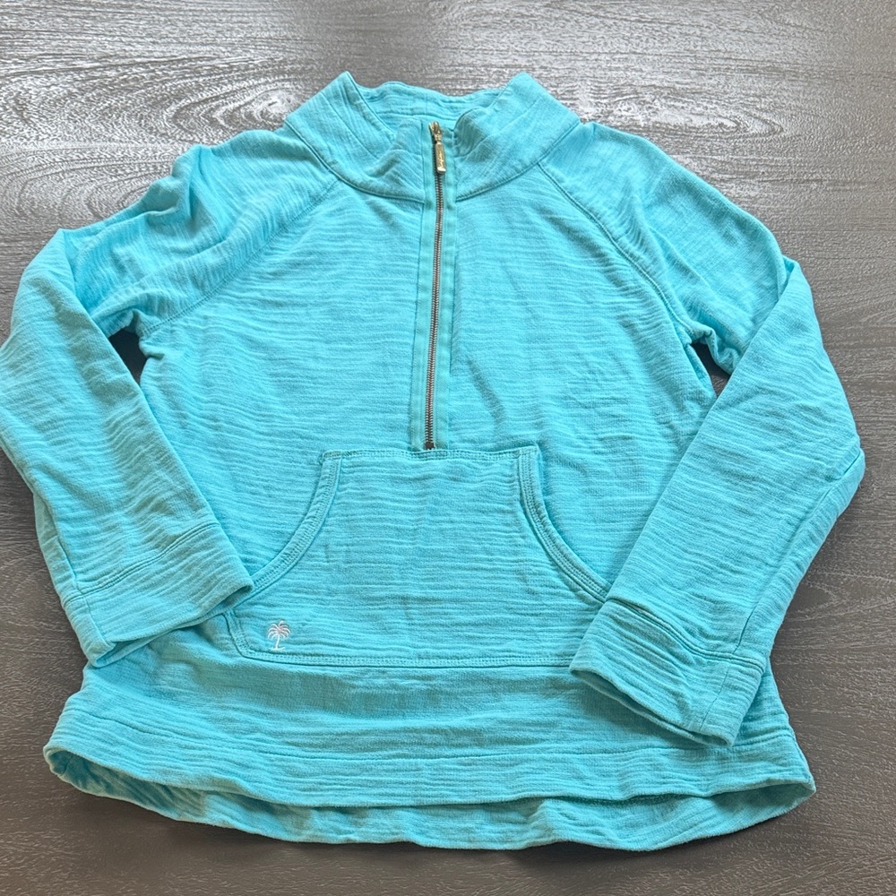 Lilly Pulitzer Aqua Skipper Popover, size S, good condition